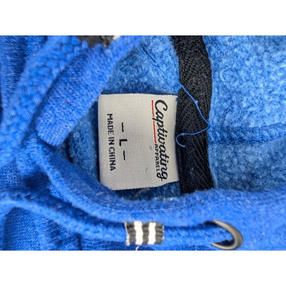 L South Dakota State University Jackrabbits Blue Sweater SDSU Jacks Bunny Hoodie - Picture 3 of 7